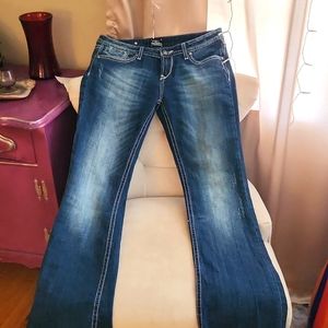 Bebock for Express Jeans Bootcut Size 8R Distressed